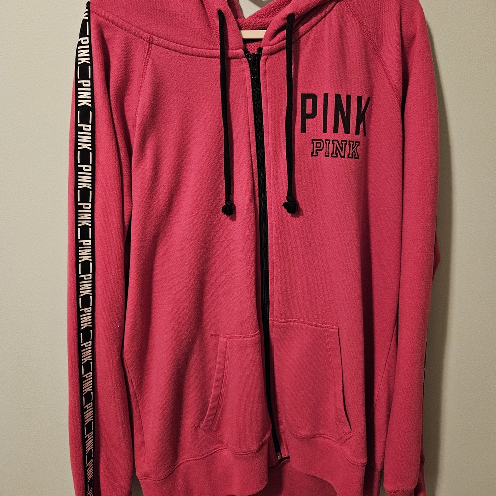 PINK Victoria's Secret Fleece Hoodie in Vibrant Pink